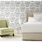 RoomMates Gray & Taupe Gray Cat Coquillette Tropical Peel & Stick Wallpaper